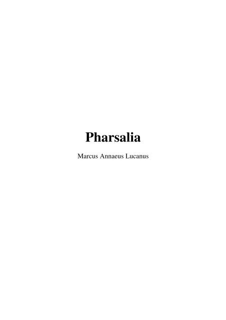 Pharsalia - documentacatholicaomnia.eu