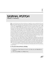 DIURNAL MOTION - W.H. Freeman