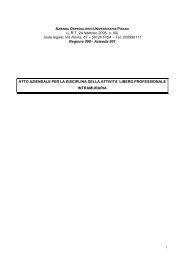 Atto aziendale per la disciplina della attivitÃ  libera professionale ...