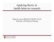 Diane R. Lauver PhD, RN, FNP-BC, FAAN Professor ... - Video Library
