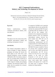 III-V Compound Semiconductor Industry and ... - CS Mantech