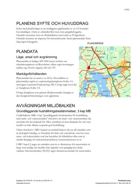 Detaljplan - Uddevalla kommun