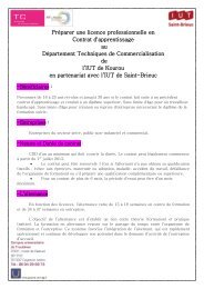 Kit LPMCV en Apprentissage - IUT de Kourou