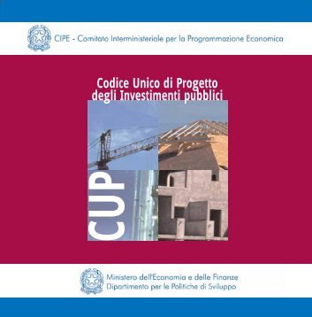 Il Codice Unico di Progetto (CUP) - Dps