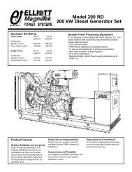 Model 200 RD 200 kW Diesel Generator Set - Western Machinery ...