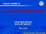 SuperMapå¨äº¤éæ°è±¡ç¾å®³ä¿éä¸­çåºç¨ - åäº¬è¶å¾è½¯ä»¶è¡ä»½æéå¬å¸