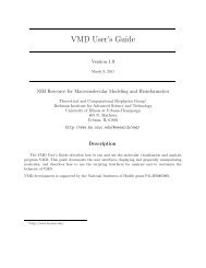 VMD User's Guide - Helix Systems - National Institutes of Health
