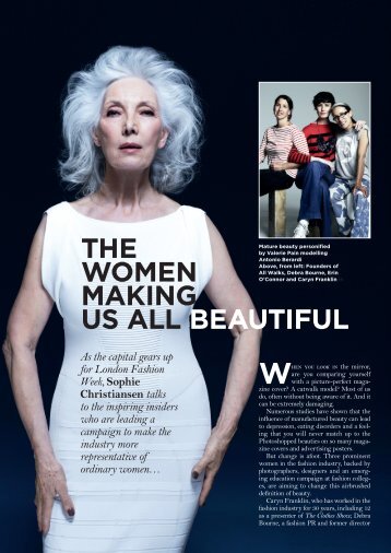 THE WOMEN MAKING US ALL BEAUTIFUL - Caryn Franklin's How ...