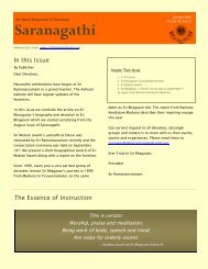 October 2008 - The Bhagavan Sri Ramana Maharshi website