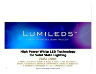 High Power White LED Technology for Solid State Lighting Paul S ...