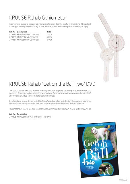 KRUUSE Rehab Catalogue