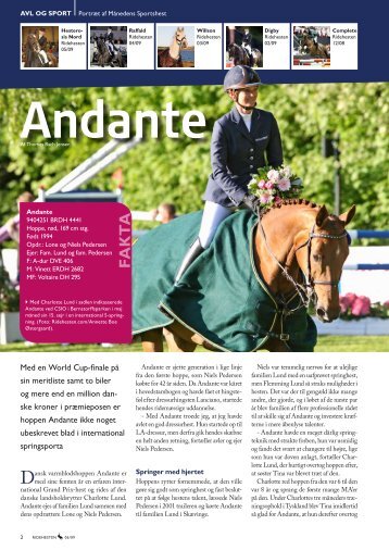 Andante 08/2009 - Dansk Varmblod