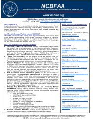 USPPI Responsibility Information Sheet - Page and Jones, Inc.
