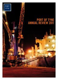 PORT OF TYNE ANNUAL REVIEW 2011