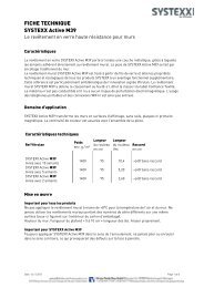 FICHE TECHNIQUE SYSTEXX Active M39