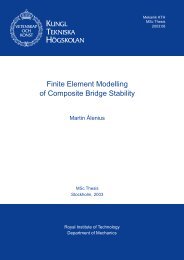 Finite Element Modelling of Composite Bridge Stability