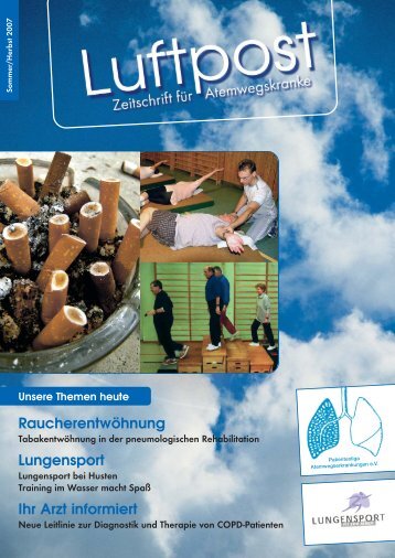 Ausgabe Herbst - 2007 - Patientenliga Atemwegserkrankungen e.V.