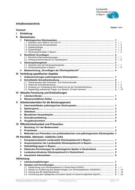 Komorbidität bei Pathologischem Glücksspiel - Landesstelle