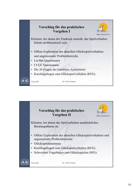 Komorbidität bei Pathologischem Glücksspiel - Landesstelle ...