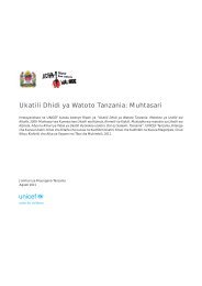 Ukatili Dhidi ya Watoto Tanzania: Muhtasari