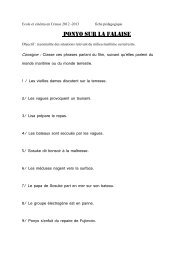 ponyo mer terre CE1 - Blogs en classe