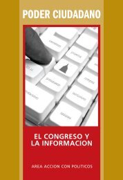 Congreso y la informaciÅ n - Poder Ciudadano