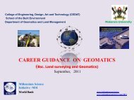 Bsc. Land surveying and Geomatics - College of Engineering ...