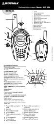 ROMÂNĂ Radio emiţător-receptor Model MT 800 - Cobra ...