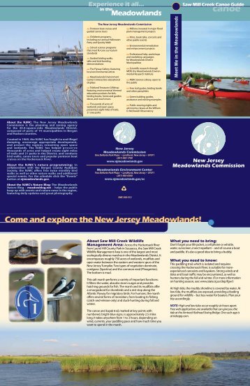 Come and explore the New Jersey Meadowlands!