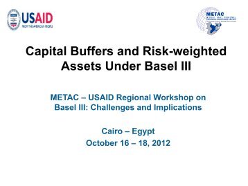 Capital Buffers and Risk-weighted Assets Under Basel III - METAC