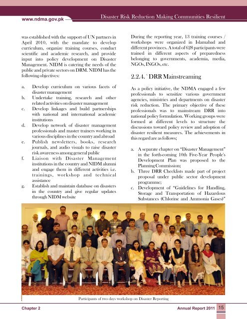 NDMA Annual Report 2011 (26MB)