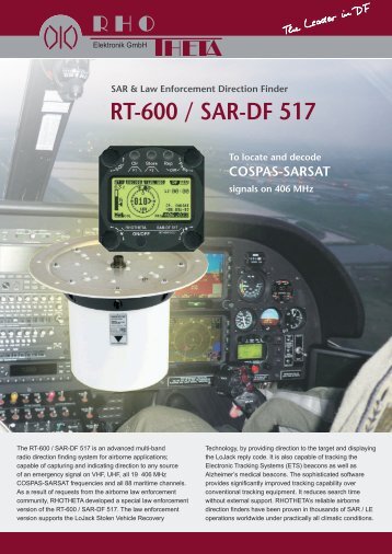 RT-600 / SAR-DF 517 Product Info