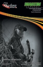 FiNE TUNiNG YOUR COMPOUNd BOw