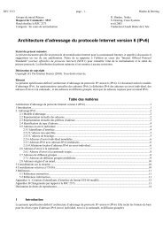 Architecture d'adressage du protocole Internet version 6 (IPv6) - RFC
