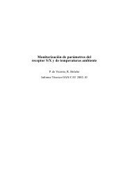 MonitorizaciÃ³n de parÃ¡metros del receptor S/X y de temperaturas ...