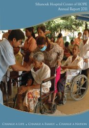 Annual Report 2011 final.ai - Sihanouk Hospital Center of HOPE