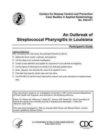 An Outbreak of Streptococcal Pharyngitis in Louisiana - Library