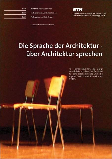 Die Sprache der Architektur - Ã¼ber Architektur ... - Stadt.Plan.2020