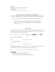 The integrals in Gradshteyn and Ryzhik. Part 8: Combinations of ...