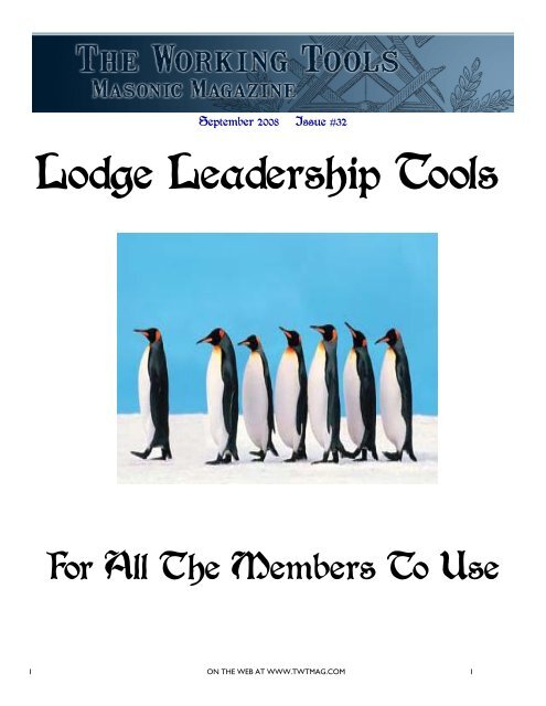 Lodge Leadership Tools - Hawthorne-Fortitude Masonic Lodge No ...