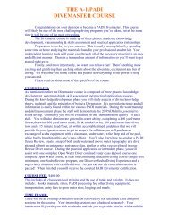 Dive Master Crew Pack Khao Lak Scuba Adventures