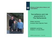Workshop NOBANIS early warning systems - 2 June 2010 - Ireland2