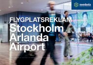 Flygplatsreklam Stockholm Arlanda Airport - pdf, 4 Mb - Swedavia