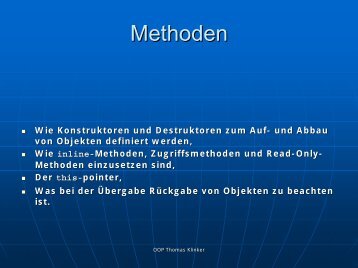 Inline-Methoden