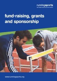 Fund-raising, Grants And Sponsorship - Sport and Recreation Alliance