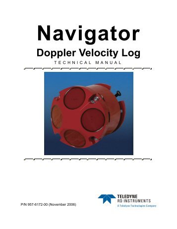 Navigator Doppler Velocity Log