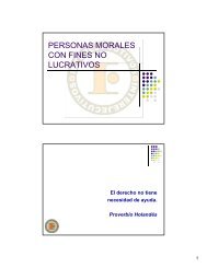 personas morales con fines no lucrativos - Interejecutivos