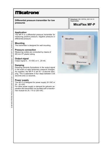 MicaFlex MF-P - Micatrone