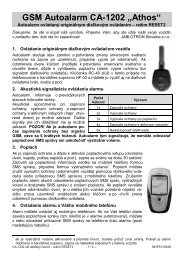 CA-1202 ATHOS.pdf - JABLOTRON Slovakia sro