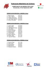 Resultados_completos - FederaciÃ³n MadrileÃ±a de Ciclismo